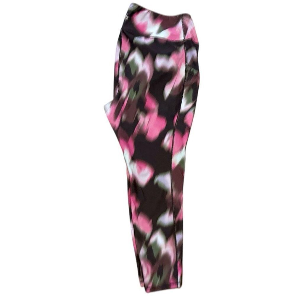Torrid Black & Pink Full-Length Side Pocket Active Legging size 3 3XL - Picture 14 of 15